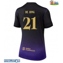 Barcelona Frenkie de Jong #21 Bortedrakt Dame 2026-27 Kortermet